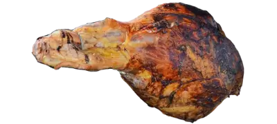 Épaule de bœuf rôtie à la perfection avec une croûte brunie et savoureuse, présentée par Barbecue Man.